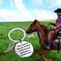 HOLLP Inspirational Horse Quotes The Wind of Heaven is That Which Blows Between A Horse’s Ears Keychain Horse Jewelry Equestrians Gift for Equestrian Horse Rider Lovers