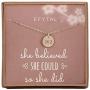 EFYTAL Marathon Runner 26.2 Necklace, 925 Sterling Silver Disc Jewelry Gift for Athlete, Gifts for Athletes Runners