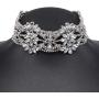 Holylove 4 Color Chunky Choker Shiny Bling Crystal Necklace for Women Jewelry Wedding Party Daily Accessories 1 Piece with Gift Box