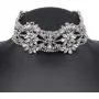 Holylove 4 Color Chunky Choker Shiny Bling Crystal Necklace for Women Jewelry Wedding Party Daily Accessories 1 Piece with Gift Box