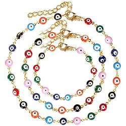 Evil Eyes Choker for Women Girls Gold Necklace Set for Party Gift Her Jewelry