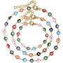 Evil Eyes Choker for Women Girls Gold Necklace Set for Party Gift Her Jewelry