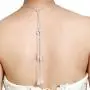 FXmimior Bridal Jewelry Backdrop Necklace Rhinestone Jewelry for Wedding