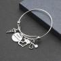 TOGON Nurses Prayer Keychain RN Nurse Graduation Gift Medical Jewelry Nursing Appreciation Gift for Her Nursing Doctor Keychain