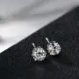 NEOGLORY Platinum Plated CZ Cubic Zirconia Bar Necklaces Stud Earrings Jewelry Sets for Sensitive Skin NEOGLORY Platinum Plated CZ Cubic Zirconia Bar Necklaces Stud Earrings Jewelry Sets for Sensitive Skin