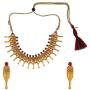 Efulgenz Indian Bollywood Traditional Kundan Stone Wedding Choker Necklace Earrings Jewelry Set