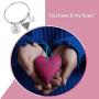 Funny Pizza Bracelet You Have a Pizza My Heart Pizza Food Lover Jewelry Pizza Gift for Wife Girlfriend（have pizza heart BR）