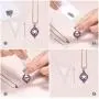 Minicremation Cremation Jewelry for Ashes The Eye of My Heart Keepsake Memorial Jewelry for Urn Necklace Stainless Steel Ashes Pendant with 20 Inch Chain