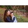 Your Always Charm Heart Necklace for 2 Best Friend Necklace Gift for Women Girls Friendship Necklace