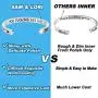 BESTTERN Inspirational Bracelet Cuff Bangle Best Friend Sister Gift Mantra Quote Stainless Steel Engraved Motivational Jewelry for Women Daily Reminder by SAM & Lori