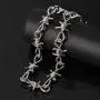 SONGCHANGJEWELRY Barbed Wire Necklace Choker - Punk Necklaces - Thorn Chain Men Punk Rock Jewelry Gift for Men Women Lovers SONGCHANGJEWELRY Barbed Wire Necklace Choker - Punk Necklaces - Thorn Chain Men Punk Rock Jewelry Gift for Men Women Lovers
