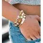 FIBO STEEL 6 Sets Bohemian Stackable Bead Bracelets for Women Stretch Multilayered Bracelet Set Multicolor Jewelry FIBO STEEL 6 Sets Bohemian Stackable Bead Bracelets for Women Stretch Multilayered Bracelet Set Multicolor Jewelry
