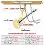 Xusamss Punk Titanium Steel Guitar Music Pendant Necklace,24inches Link Chain Xusamss Punk Titanium Steel Guitar Music Pendant Necklace,24inches Link Chain