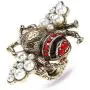 Fashion Enamel Bumblebee Bee Rings, Vintage Pearl Crystal Rhinestone Natural Insect Bee Animal Knuckle Ring Middle Finger Ring Jewelry Women Girl Fashion Enamel Bumblebee Bee Rings, Vintage Pearl Crystal Rhinestone Natural Insect Bee Animal Knuckle Ring Middle Finger Ring Jewelry Women Girl