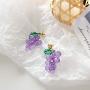 Fashion Creative Lifelike Fruit Earrings for Women Girls Acrylic Drop Dangle Earrings Holiday Earrings [Island Style]