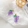 Fashion Creative Lifelike Fruit Earrings for Women Girls Acrylic Drop Dangle Earrings Holiday Earrings [Island Style]