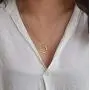 3 Pcs Round Gold or Silver Coin Pendant Necklace for Women Girls Simple Small Full Moon Minimalist Geometric Disk Circle Chain Delicate Choker Jewelry Gifts for Mother Girlfriend Best Friend