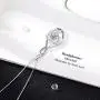 MUATOGIML Mothers Birthday Gifts 925 Sterling Silver Love You Mom Heart Infinity Pendant Necklace for Women Nana
