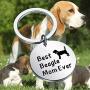 PENQI Beagle Mom Gift Beagle Lover Gift Best Beagle Mom Ever Keychain Beagle Owner Gift Animals Lover Gift Pet Lover Gift for Dog Lover