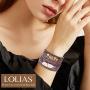 LOLIAS Women Multi-Layer Leather Wrap Bracelet Handmade Boho Tree of Life Wristband Braided Rope Cuff Bangle with Magnetic Buckle Jewelry 2 Pack