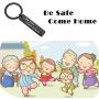 MAOFAED Police Firefighter Military Driver Trucker Biker Gift Be Safe Come Home Keychain Deployment Gift Trooper Deputy Sheriff Gift