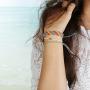 KELITCH Bohemian Summer Seed Beads Charm Strand Bracelet Handmade Womens Link Bracelets Fashion Jewelry Gift for Girl
