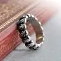 Men Gothic Skull Ring, Statement Bully Ring, Retro Hawk Rings Stainless Steel Day of The Dead Mens Jewelry Men Gothic Skull Ring, Statement Bully Ring, Retro Hawk Rings Stainless Steel Day of The Dead Mens Jewelry