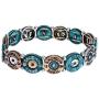 PammyJ Western Shotgun Bullet Shell Stretch Bracelet Patina Finish