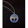 DMOMSA Exquisite Gemstone Blue Tree of Life Pendant Lucky Necklace Charm Jewelry Suitable for Womens Birthday Gifts, Valentines Day, Mothers Day DMOMSA Exquisite Gemstone Blue Tree of Life Pendant Lucky Necklace Charm Jewelry Suitable for Womens Birthday Gifts, Valentines Day, Mothers Day
