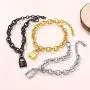FindChic Handcuff Necklace Padlock Pendant Customized Handcuff Bracelet Partners in Crime Stainless Steel 18K Gold Plated Curb Chain Interlocking 18inch Friendship Statement Necklace for Girls & Women FindChic Handcuff Necklace Padlock Pendant Customized Handcuff Bracelet Partners in Crime Stainless Steel 18K Gold Plated Curb Chain Interlocking 18inch Friendship Statement Necklace for Girls & Women