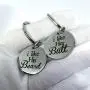 AMOR SPES 2pcs Couple Key Chain for Boyfriend Girlfriend Husband Wife Christmas - I Like his Beard,i Like her Butt