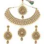 MUCH-MORE Indian Bridal Necklace Fashion Gold Plated Bollywood Ethnic Wedding Party Wear Jewelry Set MUCH-MORE Indian Bridal Necklace Fashion Gold Plated Bollywood Ethnic Wedding Party Wear Jewelry Set