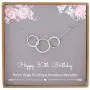 30th Birthday Gifts for Women,Sterling Silver 3 Circle CZ Necklace for Her Three Decade Jewelry,30 Years Old Birthday Gift Ideas 30th Birthday Gifts for Women,Sterling Silver 3 Circle CZ Necklace for Her Three Decade Jewelry,30 Years Old Birthday Gift Ideas