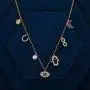 sloong 925 Sterling Silver Evil Eye Necklace Hamsa Hand Necklace 14K Gold Plated Dainty Necklace White Blue Cz Pendant Necklace for Women Girls sloong 925 Sterling Silver Evil Eye Necklace Hamsa Hand Necklace 14K Gold Plated Dainty Necklace White Blue Cz Pendant Necklace for Women Girls
