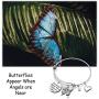 Memorial Butterfly Bracelet Butterflies Appear When Angels are Near Butterfly Lover Gift Loss of Love One Gift