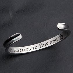 Zuo Bao Starfish Bracelet It Matters to This One Hair Tie Bracelet Beach Jewelry Gift for Social Worker