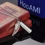 HooAMI Angel Wing Charm Memorial Urn Necklace/Keychain Cremation Jewelry for Ashes Keepsake Pendant
