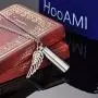 HooAMI Angel Wing Charm Memorial Urn Necklace/Keychain Cremation Jewelry for Ashes Keepsake Pendant HooAMI Angel Wing Charm Memorial Urn Necklace/Keychain Cremation Jewelry for Ashes Keepsake Pendant