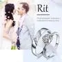 Sunamy Endless Love Matching Couple Rings for Him and Her Set, Adjustable S925 Silver Romantic Heart Design, Engagement Ring Anniversary Ring