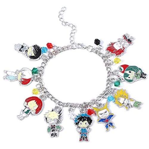 KANGSHUN My Hero Academia Bracelet Deku MHA Anime Manga Cartoon Jewelry for Women Girl