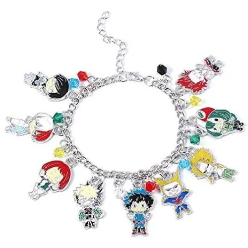 KANGSHUN My Hero Academia Bracelet Deku MHA Anime Manga Cartoon Jewelry for Women Girl