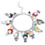 KANGSHUN My Hero Academia Bracelet Deku MHA Anime Manga Cartoon Jewelry for Women Girl