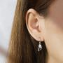 Boma Jewelry Sterling Silver Owl Earrings
