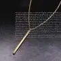 PERNNLA PEARL Long Disc Pendant Necklace for Women 18K Gold Plated Sweater Chain Fashion Jewelry PERNNLA PEARL Long Disc Pendant Necklace for Women 18K Gold Plated Sweater Chain Fashion Jewelry
