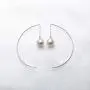 Pearl Dangle Hook Earrings Freshwater Cultured White Pearl Fishhook Earrings Sterling Silver Drop Earrings Jewelry Gifts for Women Girls Wife Pearl Dangle Hook Earrings Freshwater Cultured White Pearl Fishhook Earrings Sterling Silver Drop Earrings Jewelry Gifts for Women Girls Wife