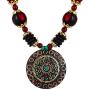 YouBella Jewellery Bollywood Ethnic Tribal Beads Traditional Indian Necklace Set with Earrings for Women