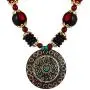 YouBella Jewellery Bollywood Ethnic Tribal Beads Traditional Indian Necklace Set with Earrings for Women