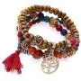 Cocazyw Bohemian Tassel Stretch Beaded Bracelet for Women Girls Crystal Strand Bangle Charm Multilayer Stackable Bracelet Cocazyw Bohemian Tassel Stretch Beaded Bracelet for Women Girls Crystal Strand Bangle Charm Multilayer Stackable Bracelet