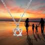 BEKECH Adoption Jewelry Adoption Gift Adoption Heart Pendant Necklace Adoptive Mom Jewelry Foster Mom Gift Stepmom Gift