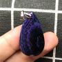 Natural Royal Purple Sugilite Necklace Pendant For Women Men Crystal 33x19x9mm Beads Water Drop South Africa Anticancer Stone AAAAA
